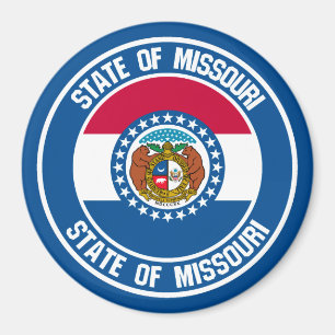 Íman Missouri Round Emblem