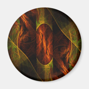 Íman Místique Abstrato de Arte Arredondada