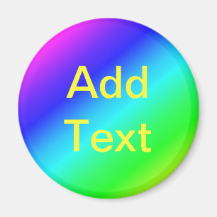 Íman Mistura de Diagonal Púrpura Azul Verde Arco-Íris C