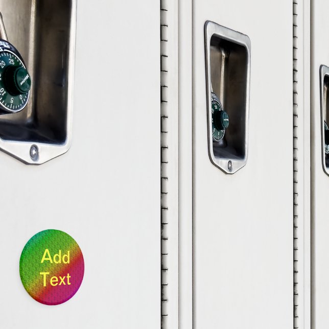 Íman Mistura Diagonal de Gradação Vermelha Verde Floral (In Situ (Locker))