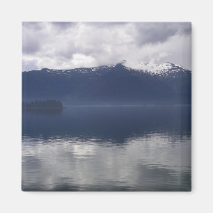Íman Misty Alaskan Sea in Shades of Blue