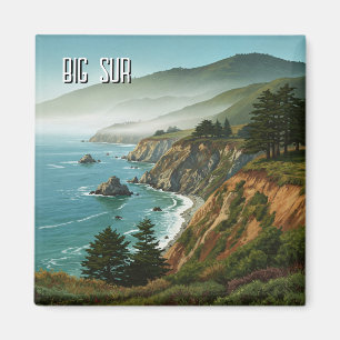 Íman Misty Big Sur California Viagem