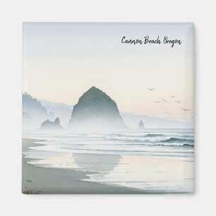 Íman Misty Morning Cannon Beach Oregon