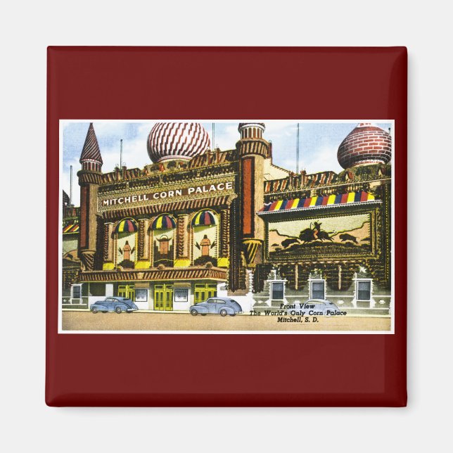 Íman Mitchell Corn Palace, Mitchell, Dakota do Sul (Frente)