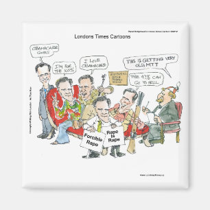 Íman Mitt Romney Em Terapêutica Cartões De Camisetas En