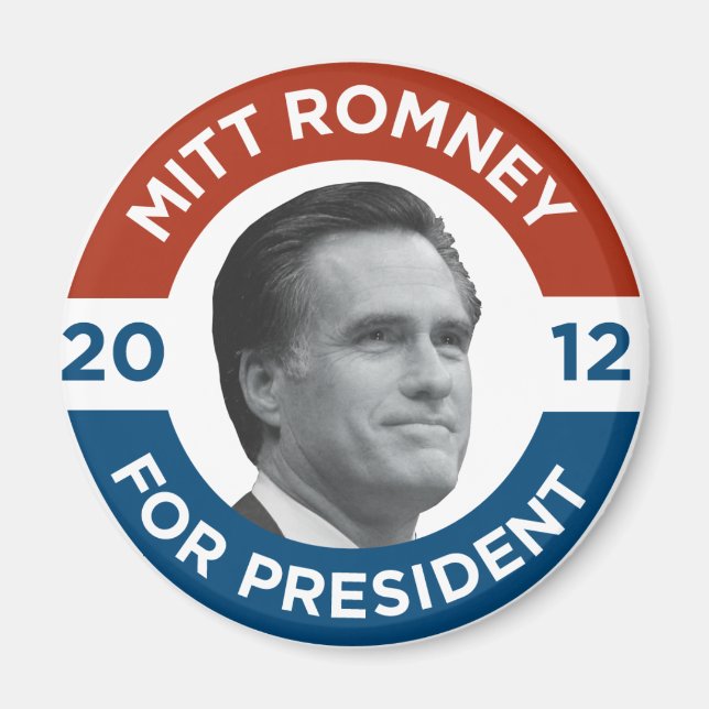 Íman Mitt Romney Para O Presidente 2012 (Frente)