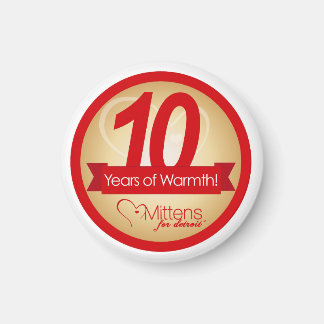 Íman Mittens para Detroit 2" Magnet