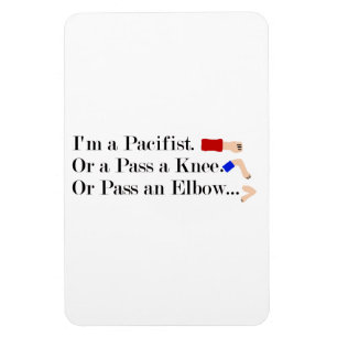 Íman MMA Pacifist Humor Design