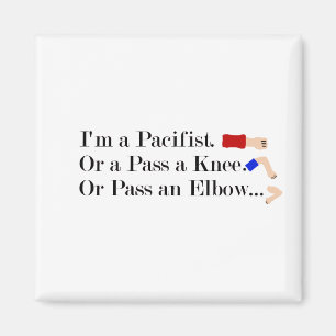 Íman MMA Pacifist Humor Design