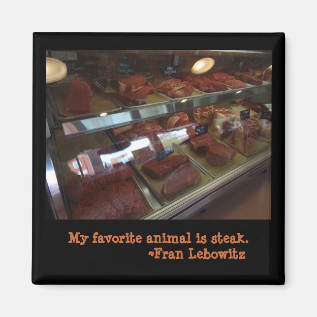 Íman Mmmm... bife (Frente)