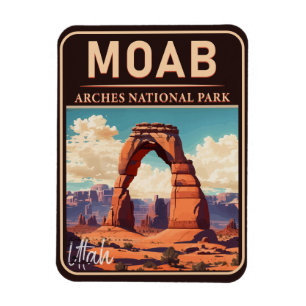 Íman Moab Utah Vintage Sunset Arches Adventure no exter