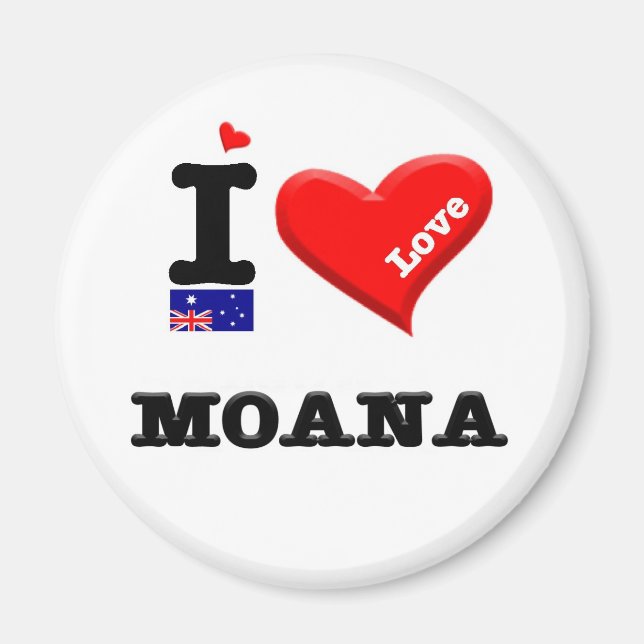Íman MOANA - Eu Amo (Frente)