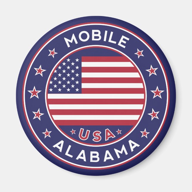 Íman Mobile, Alabama (Frente)