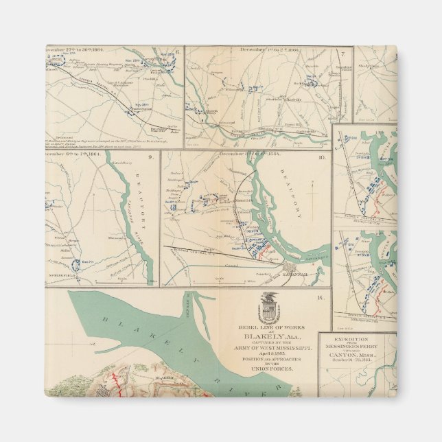 Íman Mobile, Blakely, Messinger's Ferry-Canton (Frente)