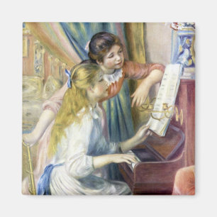 Íman Moças ao Piano por Pierre Renoir