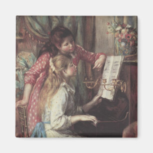 Íman Moças ao Piano por Pierre Renoir