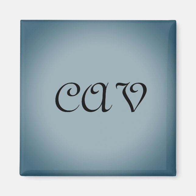 Íman Mochila com texto desenhado (Frente)