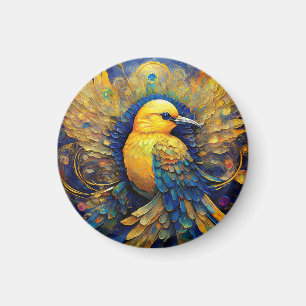 Íman Mochila Yellow Songbird Drastring