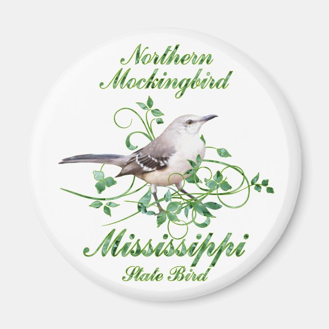 Íman Mockingbird Mississippi State ird (Frente)