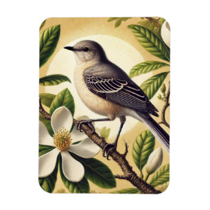 Íman Mockingbird Norte de pássaro do Estado do Mississi