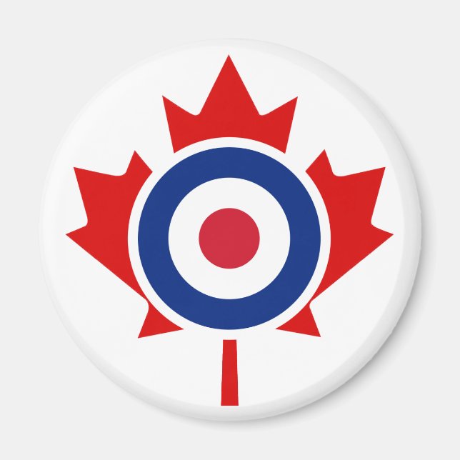 Íman Mod Canada Curling Hockey Target (Frente)