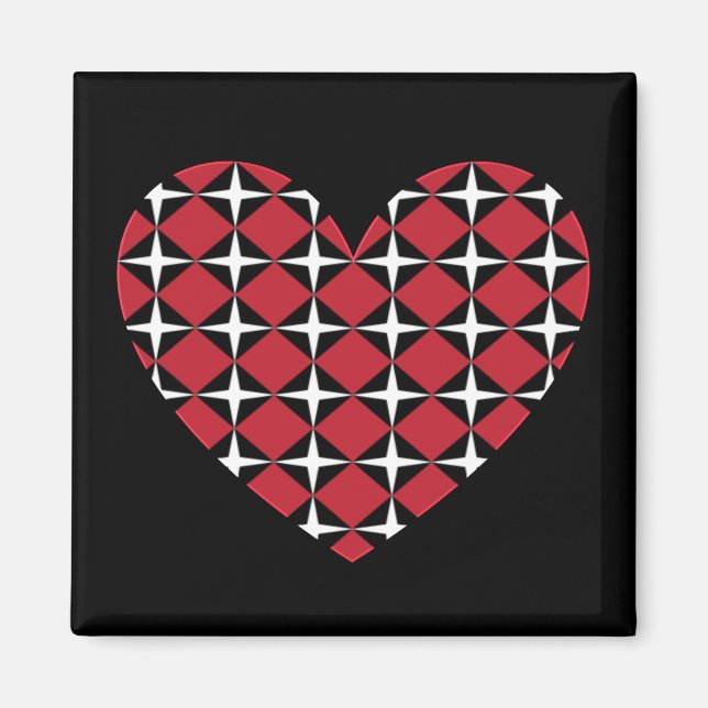 Íman Mod Diamond Heart (Frente)