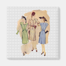 Íman Moda da Vintage dos anos 40