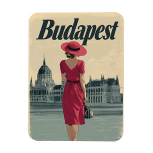 Íman Moda de colheita de Budapeste