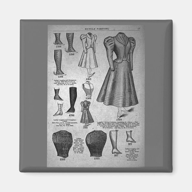 Íman Modas de Bicicleta Lady1897 - Vintage (Frente)