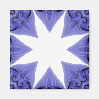 Íman Modelo de estrela azul da seda