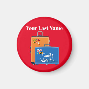 Íman Modelo de Férias Familiares, Magnet Personalizáv