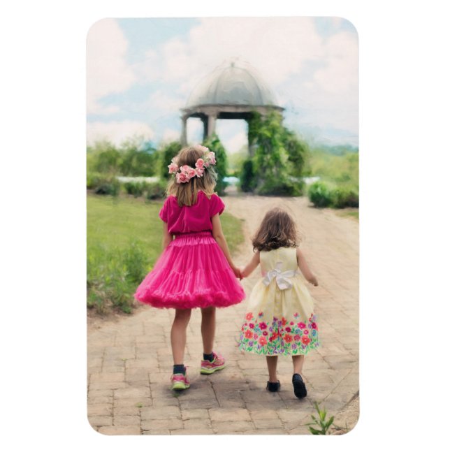 Íman Modelo de Foto Personalizado Fofo para Crianças (Vertical)