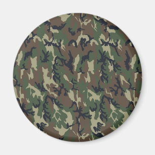 Íman Modelo de Fundo da Camuflagem de Woodland