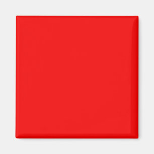 Íman modelo de fundo personalizado do DIY vermelho bril