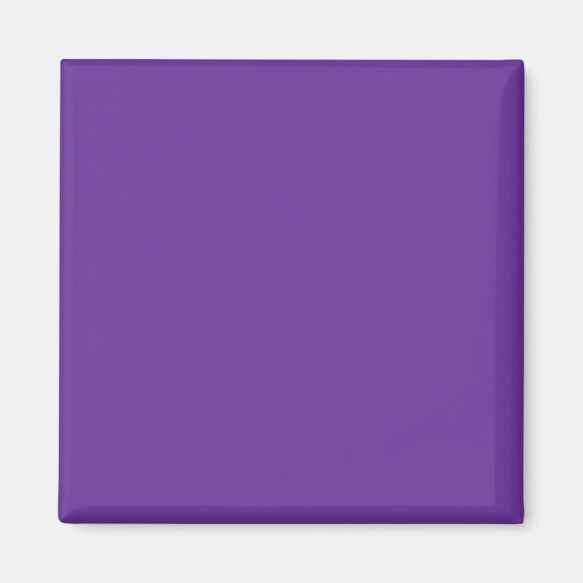 Íman modelo de fundo roxo cor sólida 663399 (Frente)