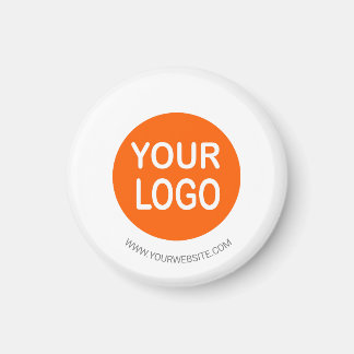 Íman Modelo de logotipo de marca de empresa personaliza
