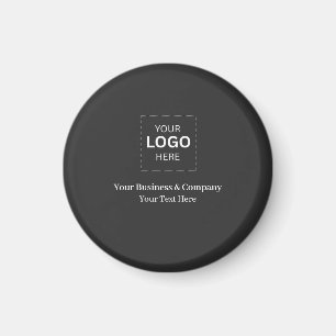 Íman Modelo de logotipo de negócios personalizado