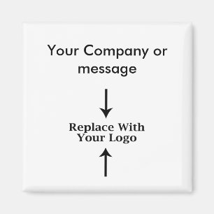 Íman Modelo de logotipo de Vazio comercial