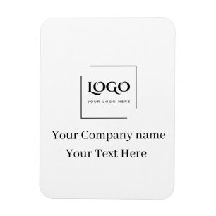 Íman Modelo de logotipo personalizado elegante