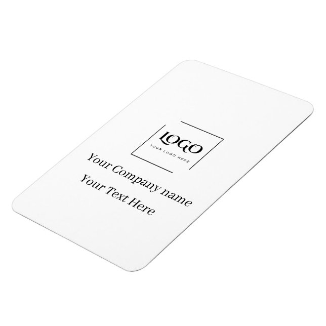 Íman Modelo de logotipo personalizado elegante (Left Side)
