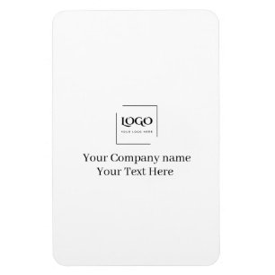 Íman Modelo de logotipo personalizado elegante