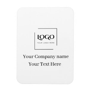 Íman Modelo de logotipo personalizado elegante
