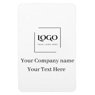 Íman Modelo de logotipo personalizado elegante