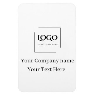 Íman Modelo de logotipo personalizado elegante