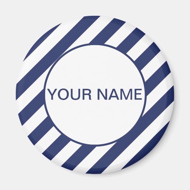 Íman Modelo de Nome Strike Azul (Frente)