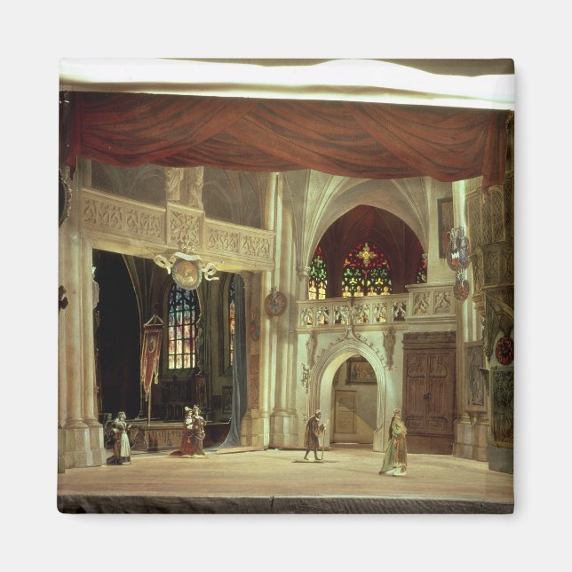 Íman Modelo de palco para a ópera (Frente)