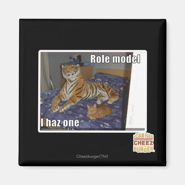 Íman Modelo de Papel, tenho um (Frente)