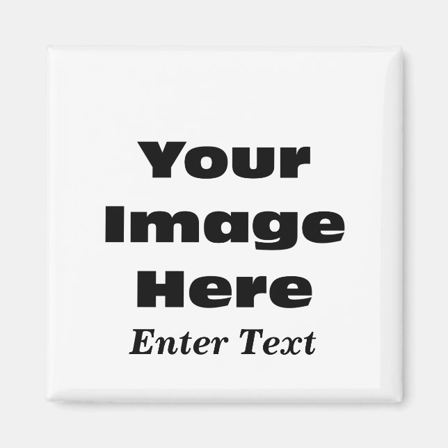 Íman Modelo de presentes: Crie seu próprio ímã personal (Frente)