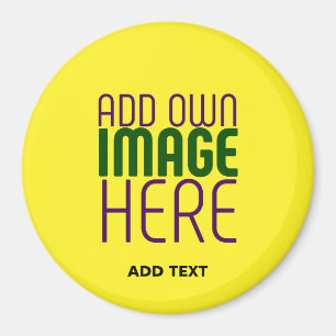 ÍMAN MODELO DE TEXTO DE IMAGEM AMARELO MODERNO EDITÁVEL