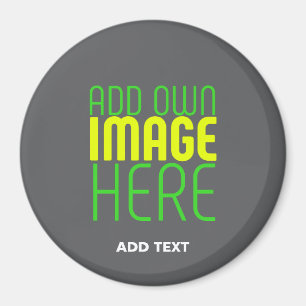 ÍMAN MODELO DE TEXTO DE IMAGEM CINZA SIMPLES EDITÁVEL M
